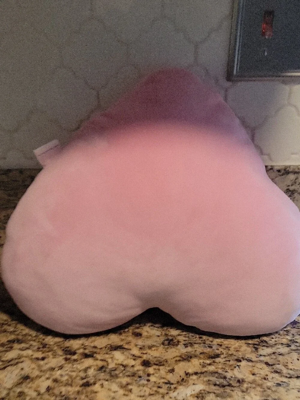 Plush Heart Throw Pillow - Pink & Red